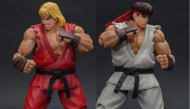 新品未開封 Storm Collectibles ストリートファイター Ryu KENリュウ ケン 1/12セット (検バンダイ メディコム メディコス 超像革命等に_画像2