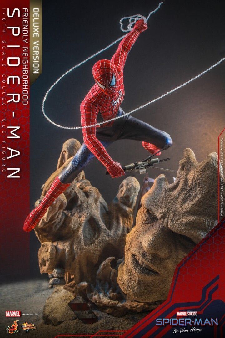 レア新品未開封 ホットトイズ MMS662 スパイダーマン Spider-Man フレンドリー・ネイバーフッドDX版 1/6フィギュア（624 623 661 hottoys)_画像2