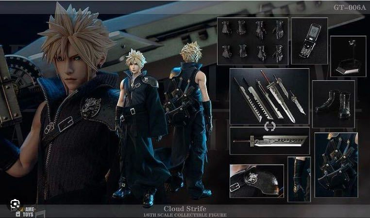 新品未開封 GAMETOYS GT-006A GT006 Cloud 1/6 フィギュア 通常版(検バンダイ メディコム ZEN FFVII ホットトイズ メディコス クラウド等)_画像1