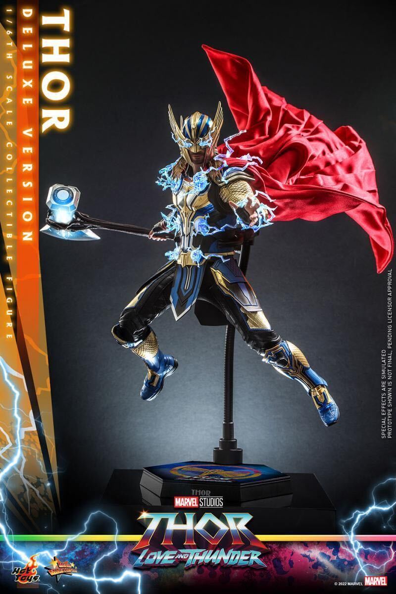 新品未開封 ホットトイズ MMS656 『ソー：ラブ＆サンダー』 ソー DX Thor 1/6フィギュア［ボーナス付］ (検 mms474 557 676 Ironman 装甲)の画像2