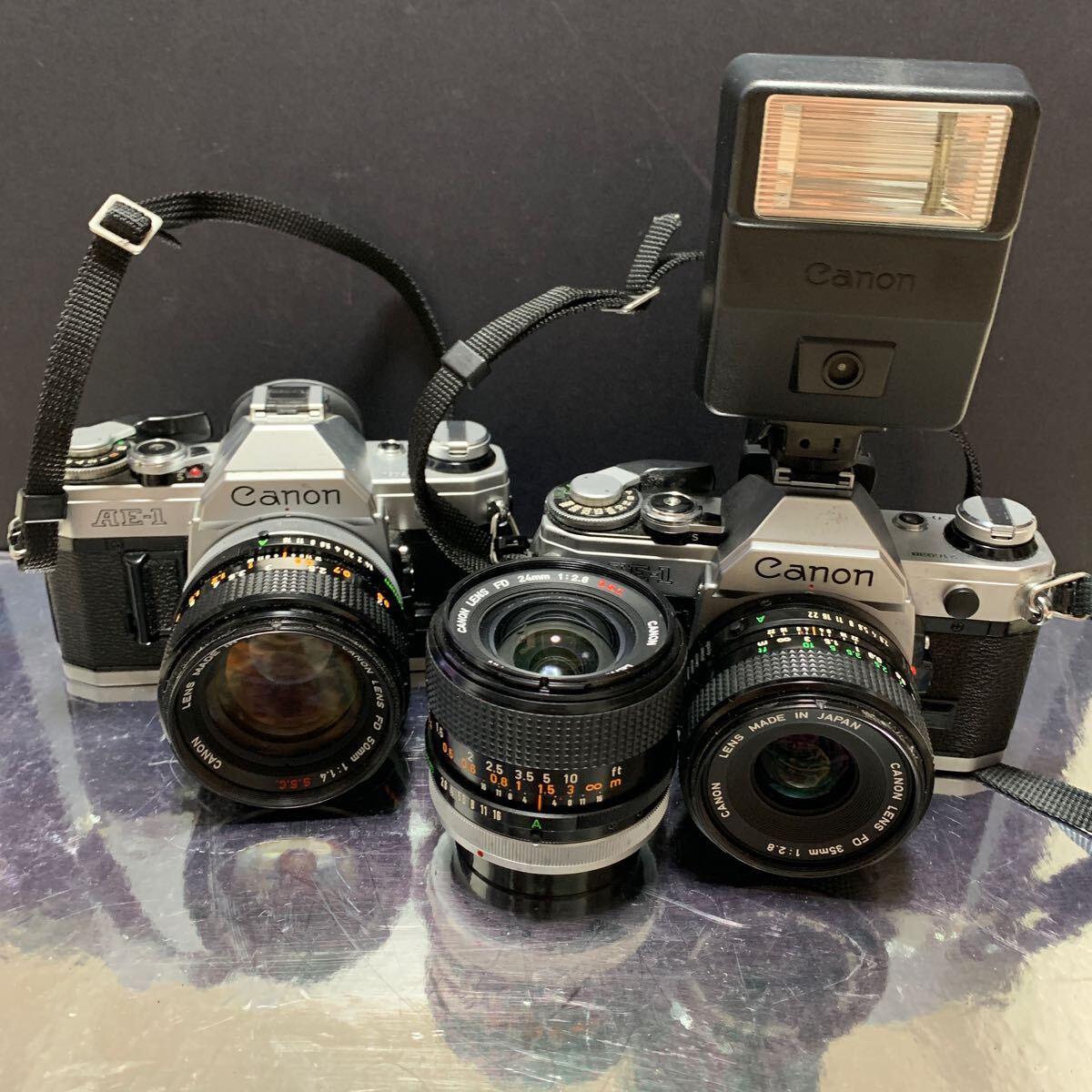 8750円 Canon キャノン フィルムカメラ AE-1 一眼レフ 2点まとめ 8750円 Canon キャノン フィルムカメラ AE-1 一眼レフ 2点まとめ