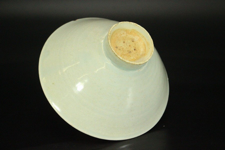 【銀閣】中国美術 白磁 碗 定窯 φ15cm 旧家蔵出(LC270)の画像7