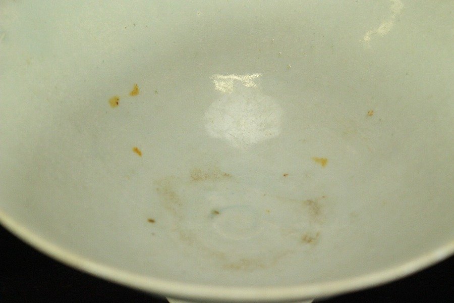 【銀閣】中国美術 白磁 碗 定窯 φ15cm 旧家蔵出(LC270)の画像4