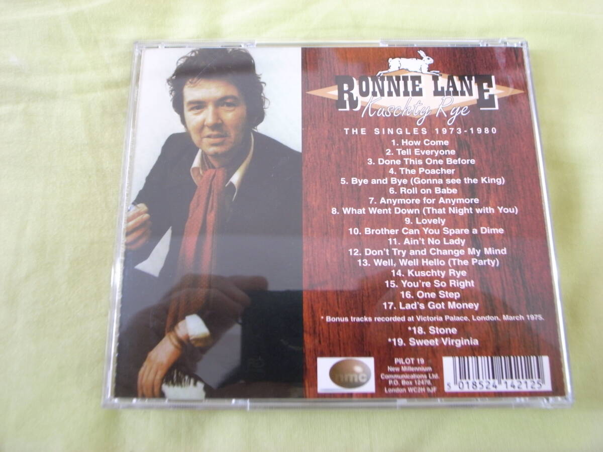 Ronnie Lane『Kuschty Rye The Singles 1973-1980』ロニーレイン Faces Ron Wood Rod Mods Small Faces Rolling Stones Whoの画像2