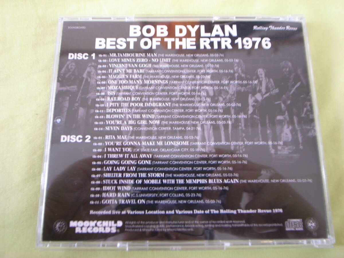 Bob Dylan[Best Of The RTR 1976] Bob ti Ran low кольцо Thunder Revue Moonchild Records