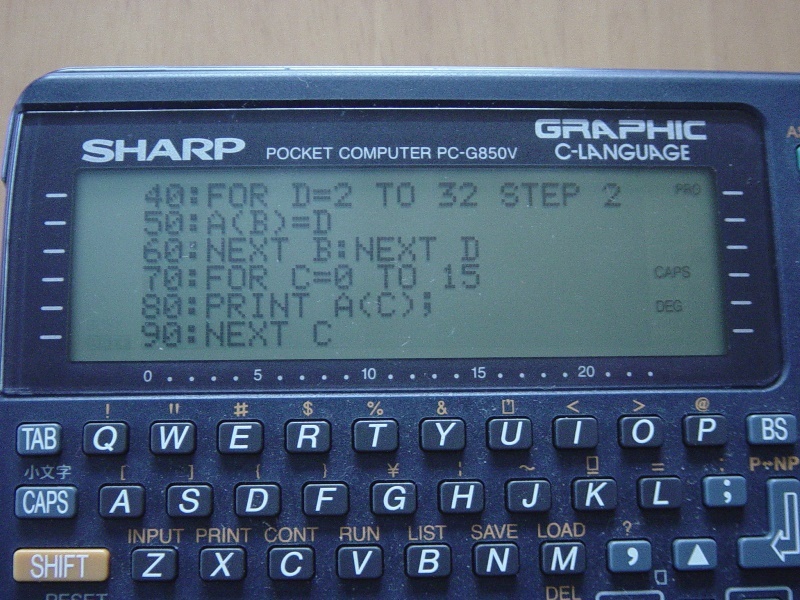  sharp pocket computer -PC-G850V free shipping 32