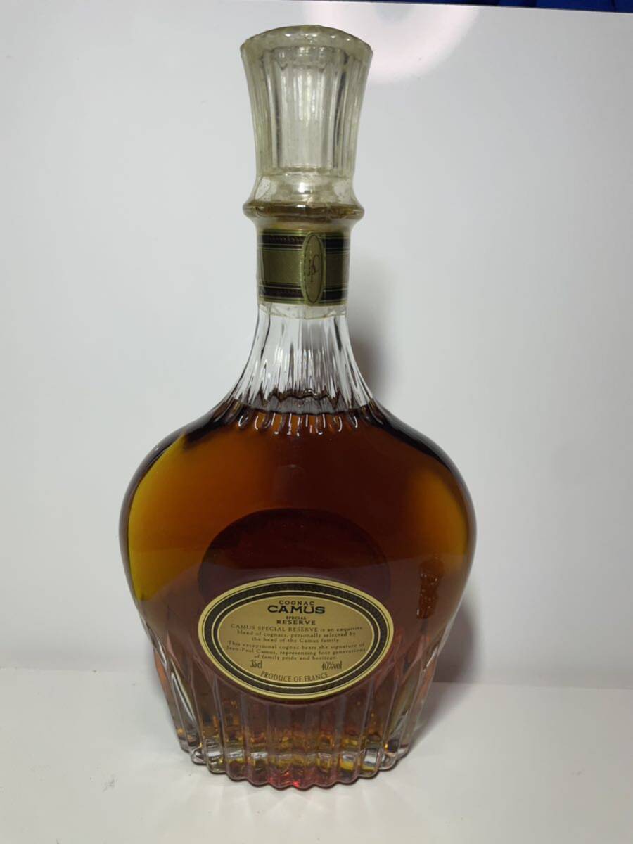 RE408c未開栓古酒 カミュ CAMUS SPECIAL RESERVE COGNAC コニャック ブランデー スペシャルリザーブ 350ml (35cl) の画像2