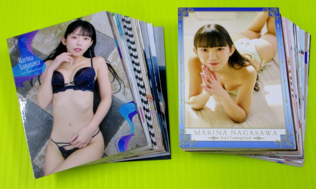 【長澤茉里奈Vol.2】81種コンプリートセット トレーディングカードの画像1