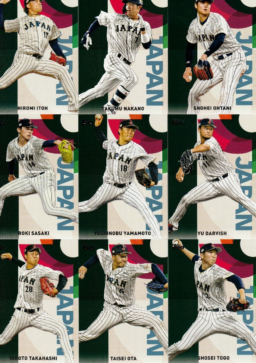 2023 TOPPS MLB BASEBALL JAPAN SPECIAL EDITION【日本代表 25種コンプリートセット/大谷翔平/山本由伸】WBC JAPANESE NATIONAL TEAMの画像2