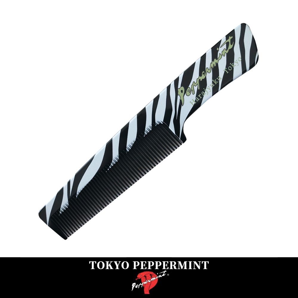 ペパーミント コーム クシ ZEBRA COMB PEP ROGO ブラック ロックンロール ロカビリー 50s TOKYO PEPPERMINTの画像1