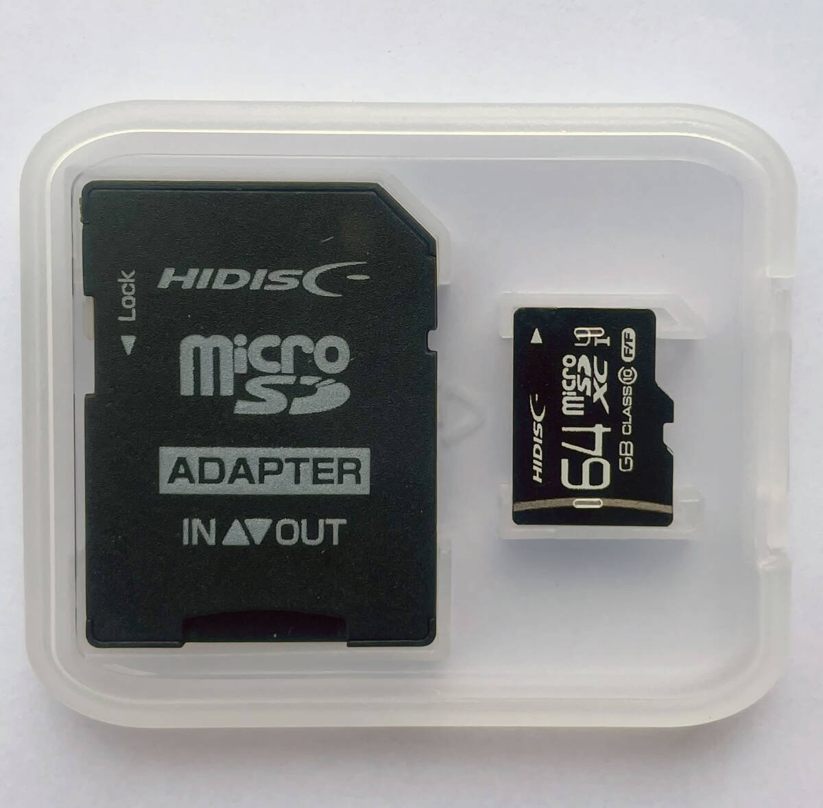 【送料無料】microSDXCカード64GB Class10バルク品 microSDマイクロSD SDカード変換アダプター ニンテンドースイッチ スマホメモリーカード_画像1