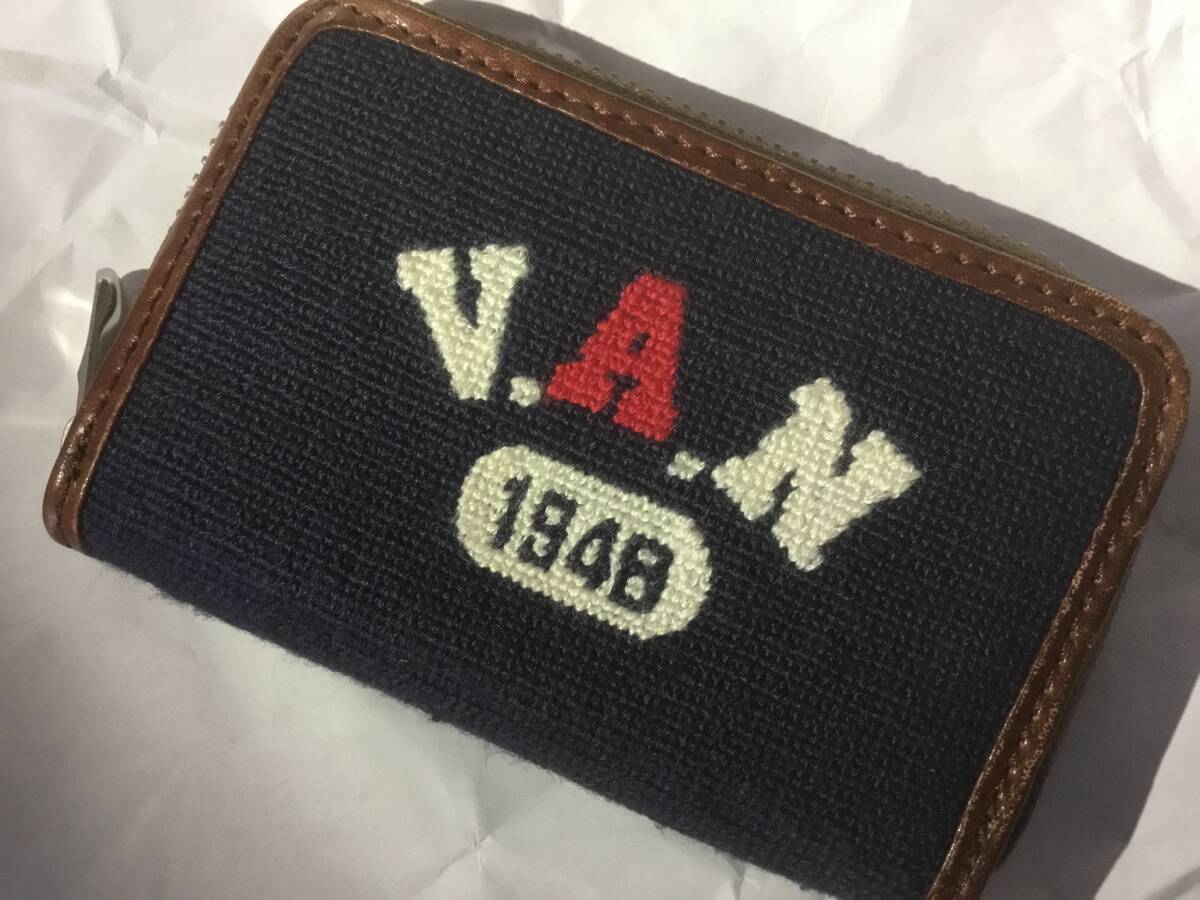 送料無料！VAN JAC ヴァンヂャケット VANにしては珍しいポップなデザインのレザーキーケース VAN JACKET INC. /アイビー トラッド 財布 IVY_画像3
