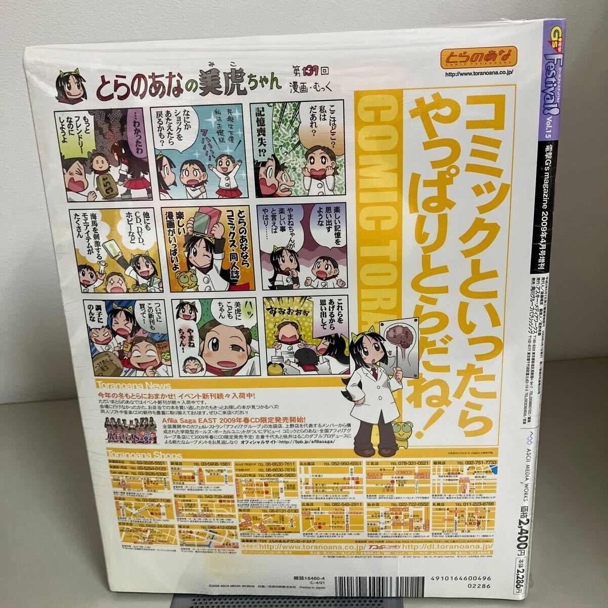 未開封 電撃G's Festival! ジーズフェスティバル 2009 4月 Vol.15 抱き枕カバー マウスパッド 付録 夜明け前より瑠璃色な●A3847-13の画像3