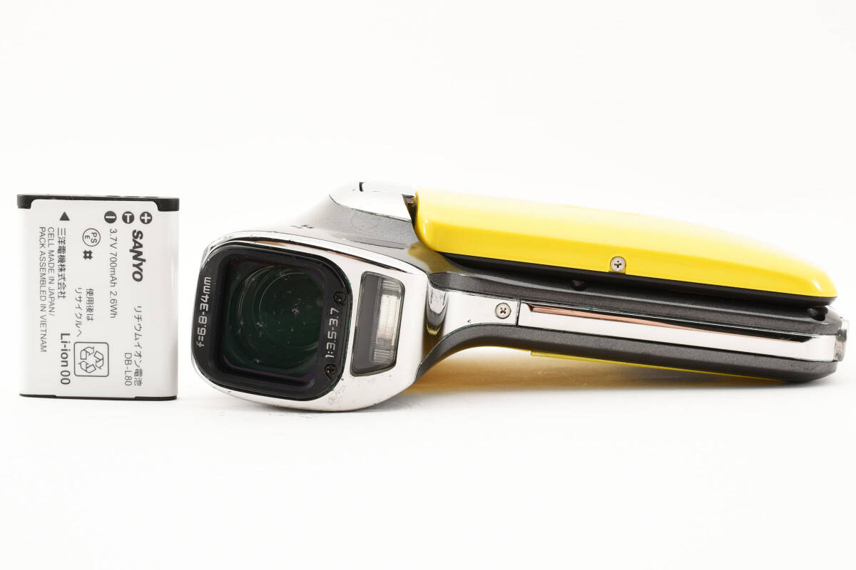 * первоклассный прекрасный товар * SANYO Sanyo Xacti DMX-CA100 водонепроницаемый цифровой Movie камера 
