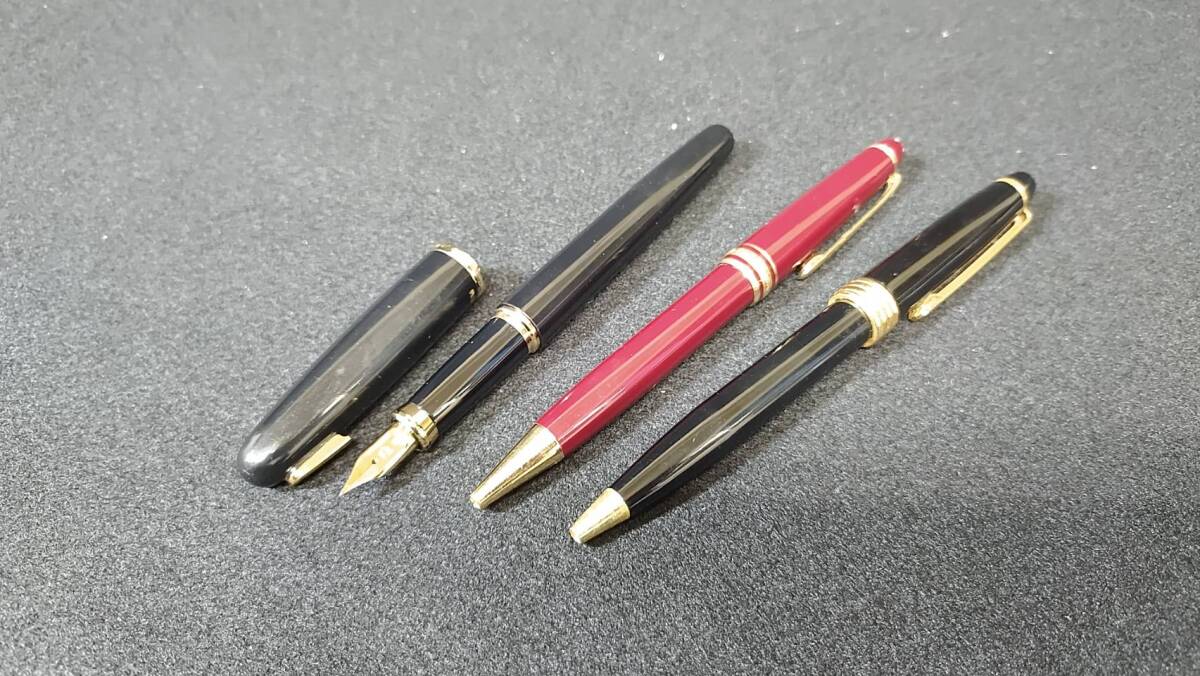 小海A1 万年筆 ボールペン まとめ 14K 585 刻印有り Mont Blanc モンブラン PARKER パーカー PILOT パイロット 全14本 現状品 の画像10