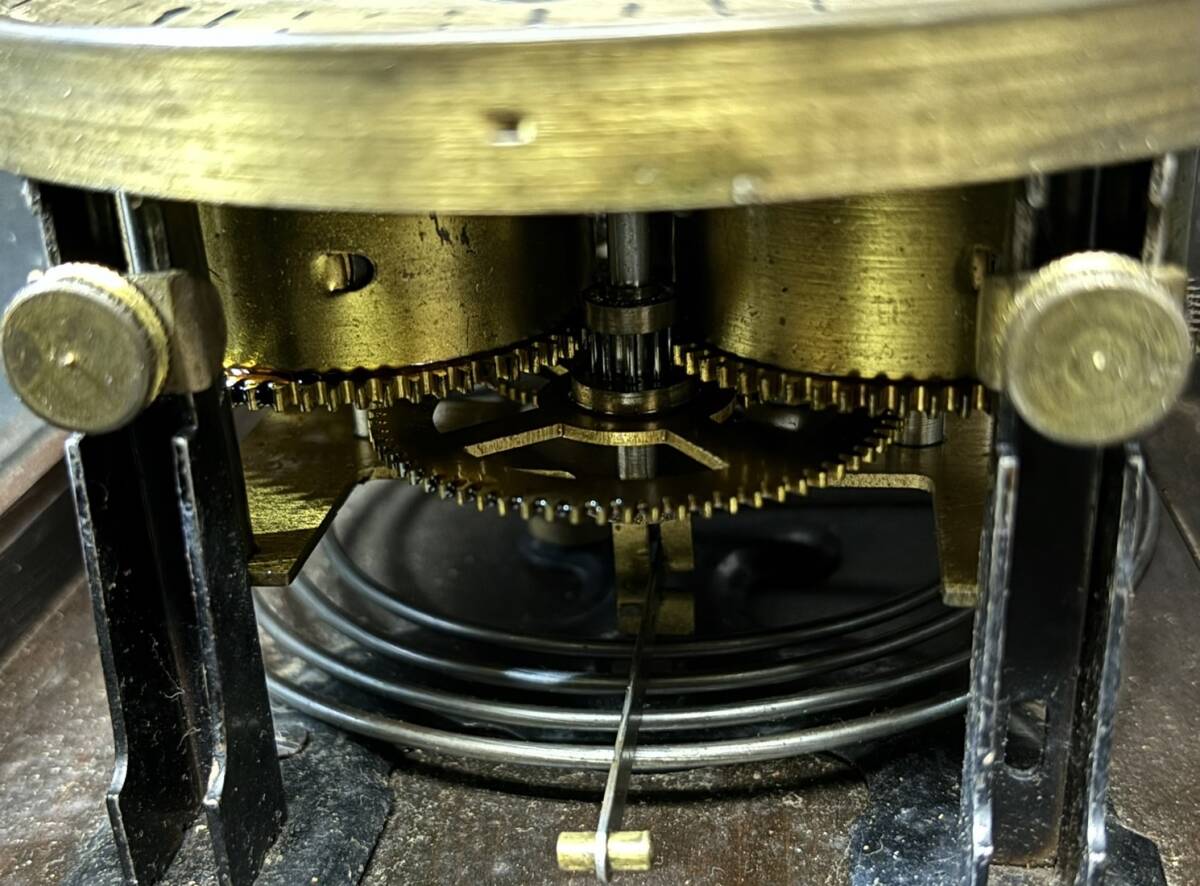 吉啓A174 SEIKOSHA 精工舎 柱時計 アンティーク 振り子 機械式 チャイム動作品 希少 古時計の画像10