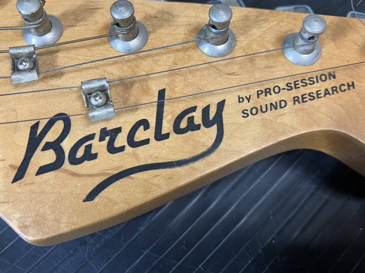 吉斉A17 Barclay バークレイ エレキギター ストラトタイプ ブラックボディ 6弦 ソフトケース付 の画像10