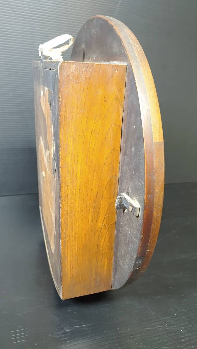 吉海A72 戦前時計 丸形 アンティーク 希少品 インテリア 動作未確認 アンティーク時計の画像6