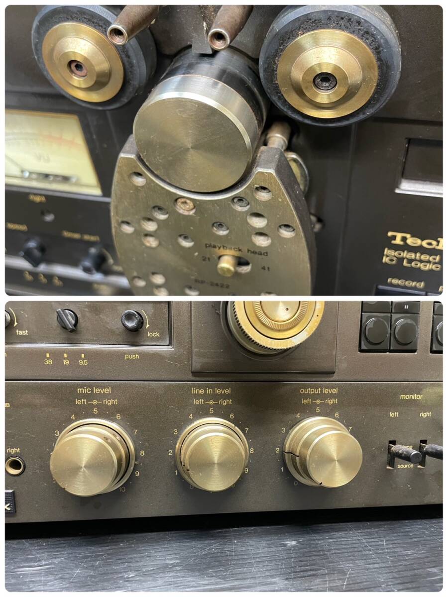 吉A7777 ★希少★ Technics テクニクス RS-1506U オープンリールデッキ 電源OK 現状品 入手困難の画像6