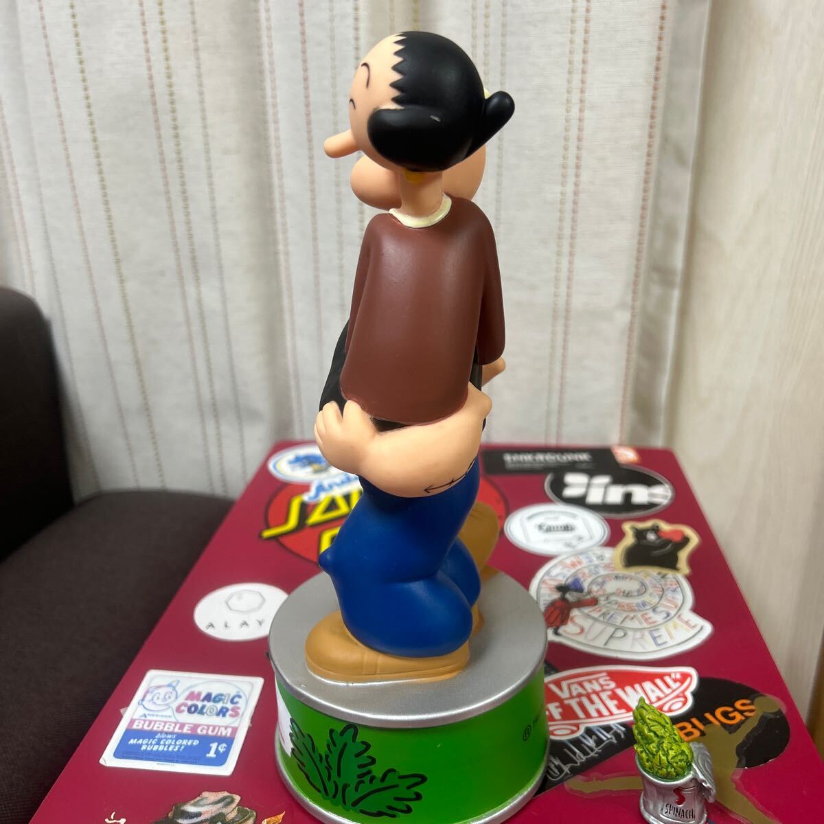 2001 year made Sumitomo made medicine Zyrtec Popeye & olive savings box box attaching freebie attaching sofvi enterprise thing Ad ba Thai Gin g figure 