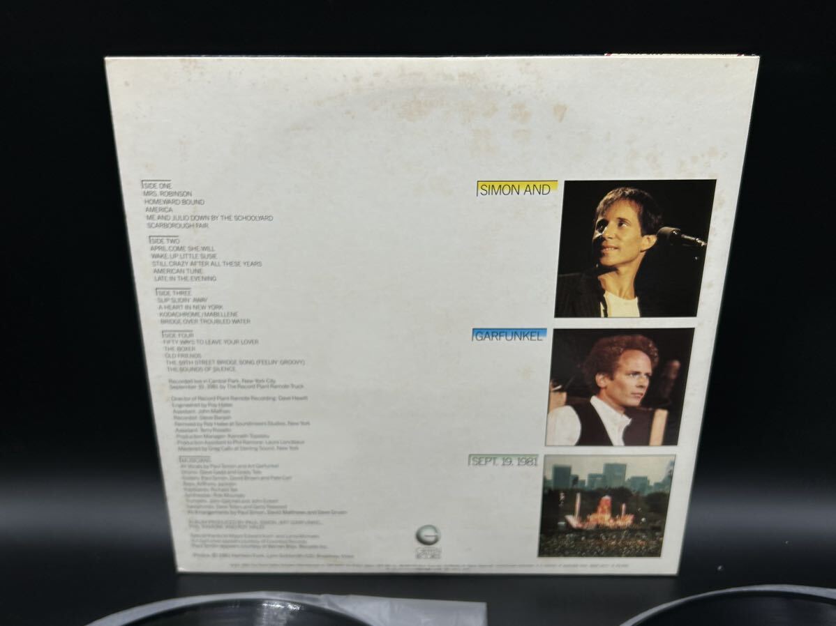 ２１７４ レコード ＬＰ サイモンとガーファンクル セントラルパークコンサート SIMON & GARFUNKLEの画像4