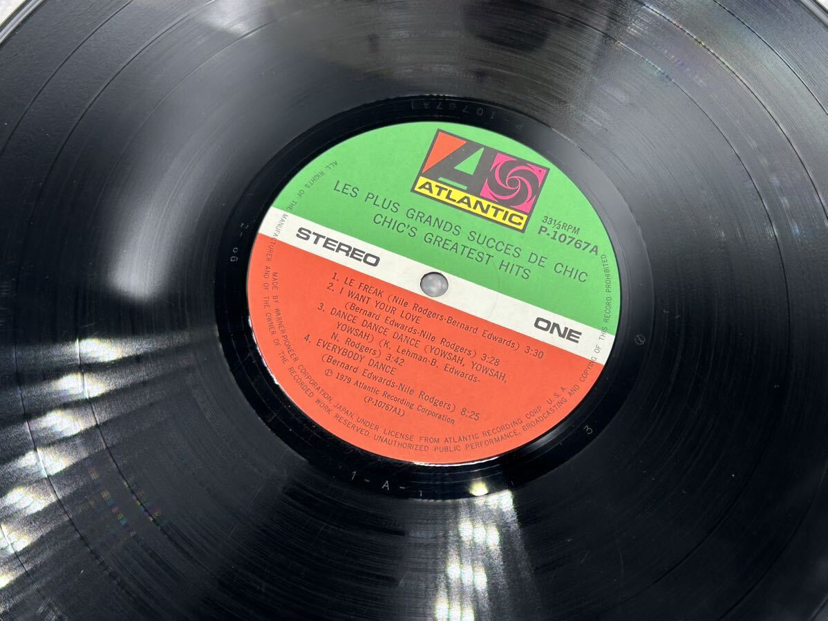 ２１８４　レコード　ＬＰ　Chic / Les Plus Grands Succes De Chic Chic's Greatest Hits_画像2