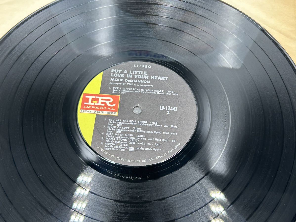 ２２８５ レコード Jackie DeShannon「Put A Little Love In Your Heart」LP（12インチ）/Imperial(LP-12442)の画像3