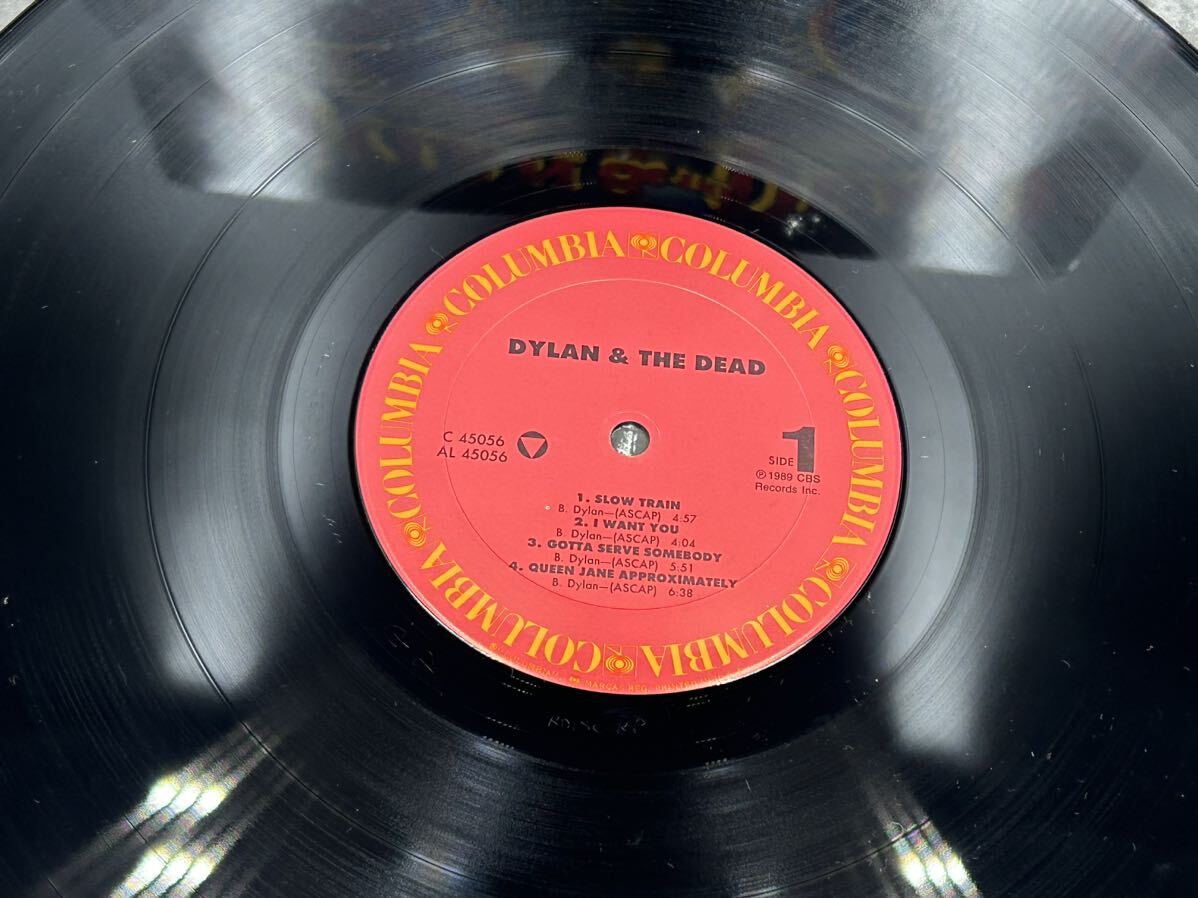 ２４１９　レコード　ＬＰ　☆ BOB DYLAN / DYLAN & THE DEAD_画像3