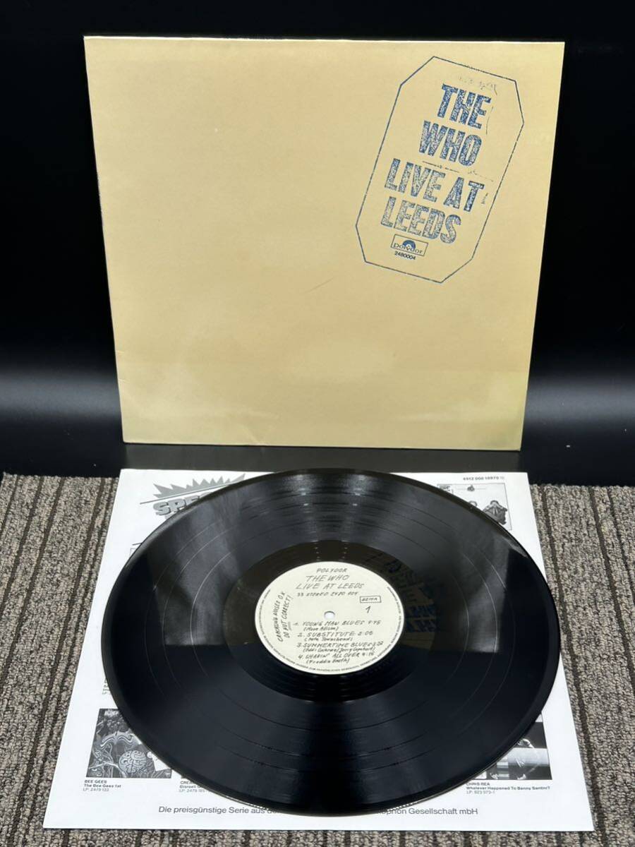 ２１７７　レコード　ＬＰ　The Who(ザ・フー)「Live At Leeds(熱狂のステージ)」_画像1