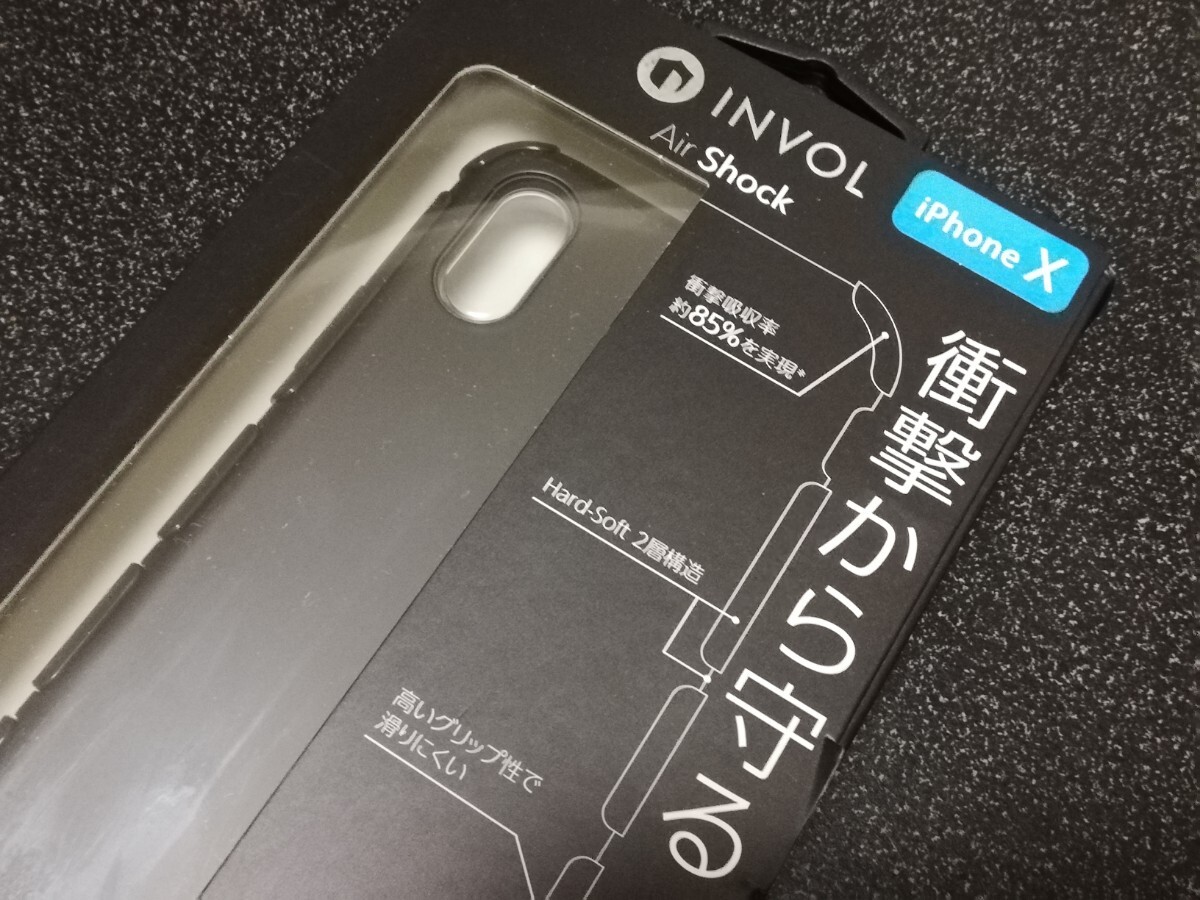 ■即決■新品 SoftBank SELECTION iPhone X スマホケース「INVOV Air Shock ブラック」 ■_画像3