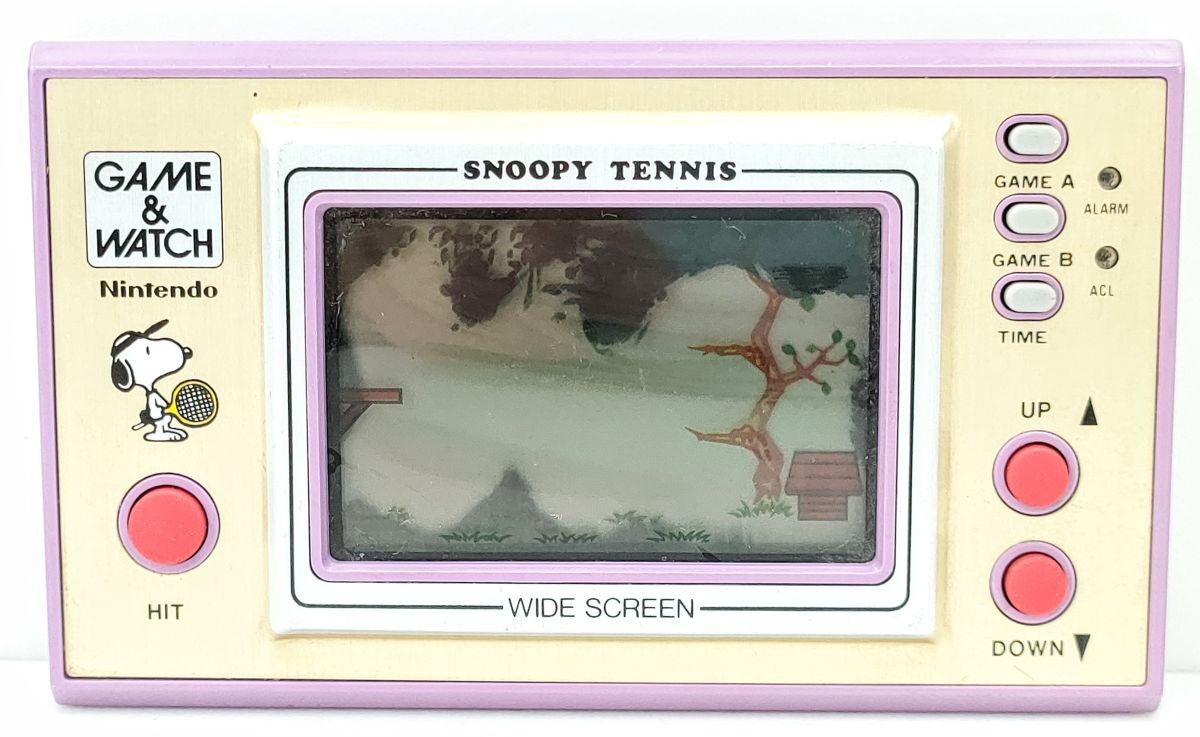 6L nintendo SP 30 Game & Watch Snoopy tennis electrification verification settled Junk SNOOPY GAME WATCH Nintendo Nintendo* Showa Retro that time thing 