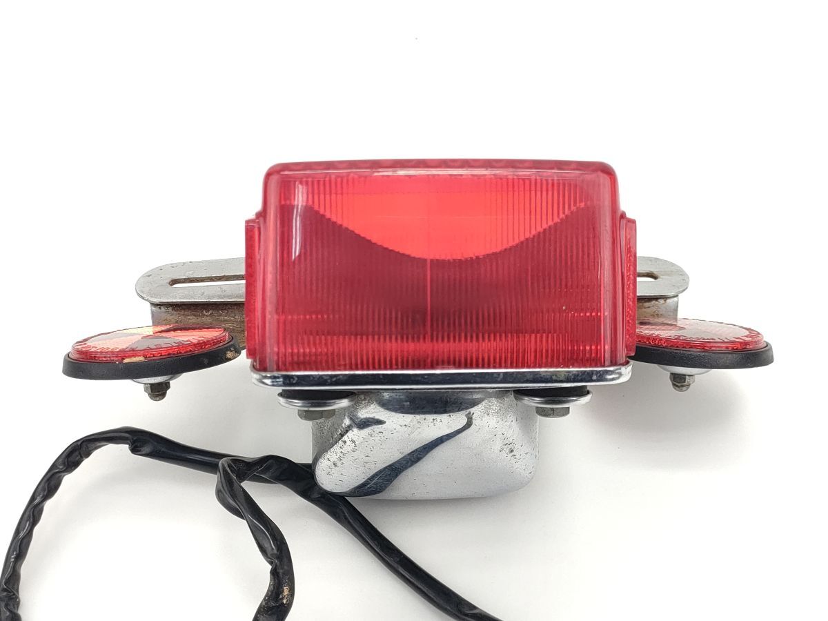 6 ヤマハ SR400 純正 テール ランプ リフレクター ナンバー ベース 付 RH01J 1JR YAMAHA◆500 ノーマル パーツ 部品 修理 リア フェンダー