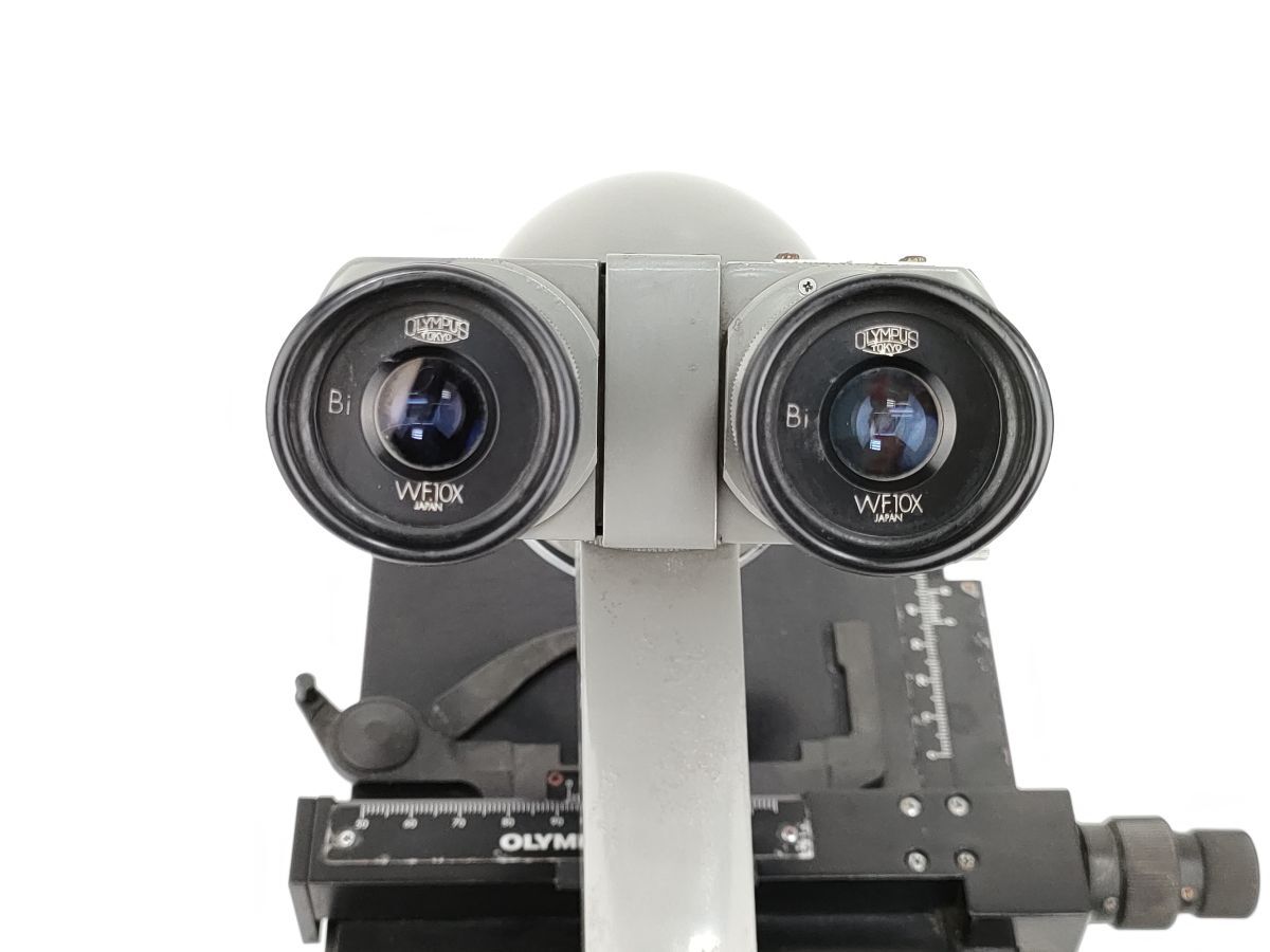 10 オリンパス 双眼 生物 顕微鏡 KHS 型 接眼 レンズ WF10X 対物 0.17 0.25 0.65 1.30 通電確認済 OLYMPUS◆学校 備品 レトロ 観察 機材の画像7