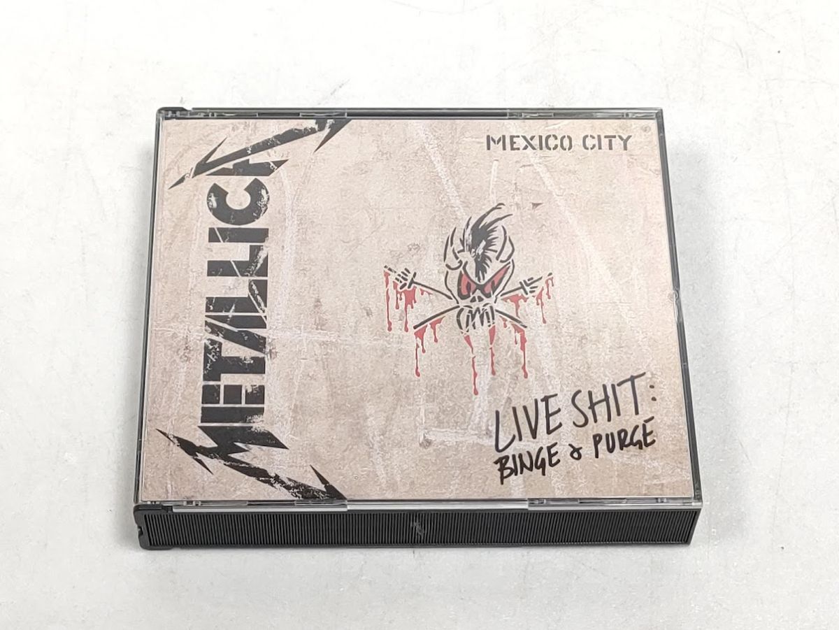 8 メタリカ メタル VOX ライブ Binge & Purge Metallica Live Shit 元箱 特典 付 破損有◆音 洋 楽 CD BOX セット VHS ヘヴィメタル バンドの画像5