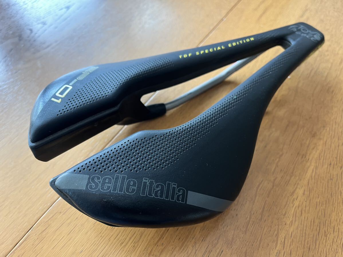  beautiful goods Selle Italia Sella Italia SP-01 TDF Special Edition Ti rail tool do France Special Edition 200g