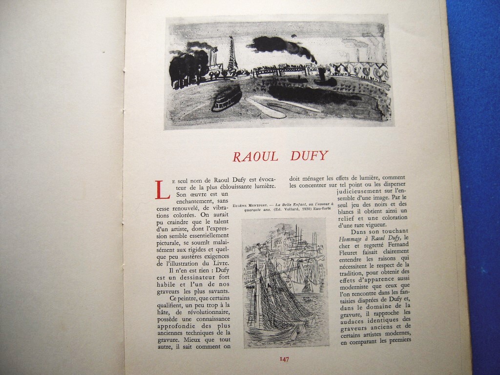『22人のブック・アーティスト Vingt-Deux Artistes du Livre』H.C版 1948 ラブルール,ボナール,クラーヴェ,ドラン,デュフィ,マイヨール他の画像7