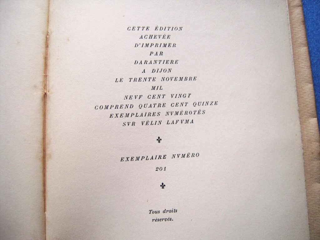J.-E. ラブルール挿画本 限415 1920 アンドレ・ビリー『Ecrit en Songe(夢の中で書いた)』の画像9