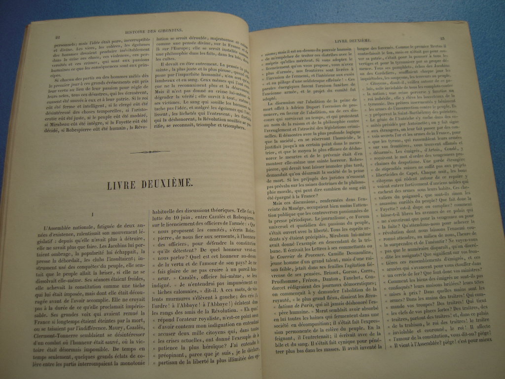 「アルフォンス・ド・ラマルティーヌ『ジロンド党史 Histoire des Girondins』1847」 Alp.de Lamartineの画像9