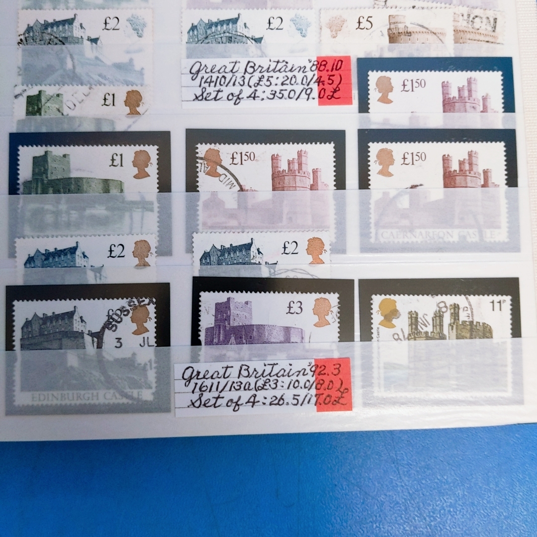 内田コレクション切手蒐集帳 775枚～ 英国 全点撮影しています！の画像3