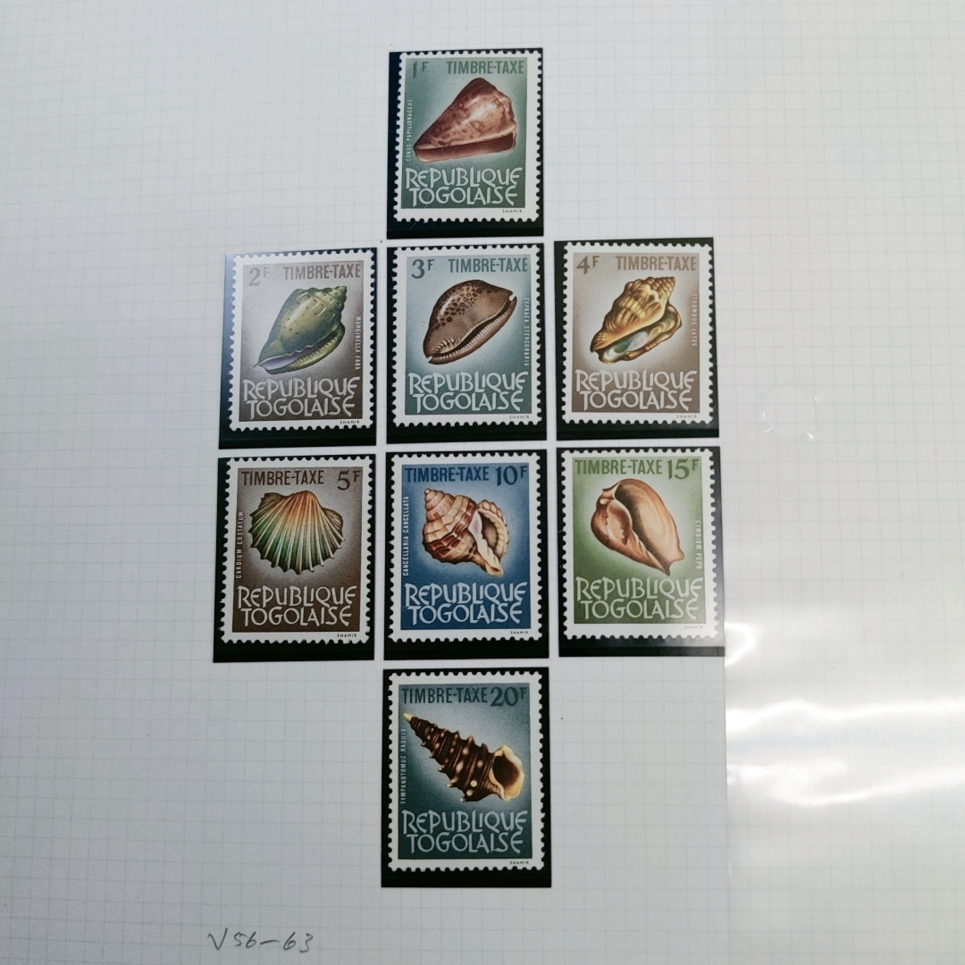 『貝類 64枚～』内田コレクション切手蒐集帳 全点撮影しています！の画像10