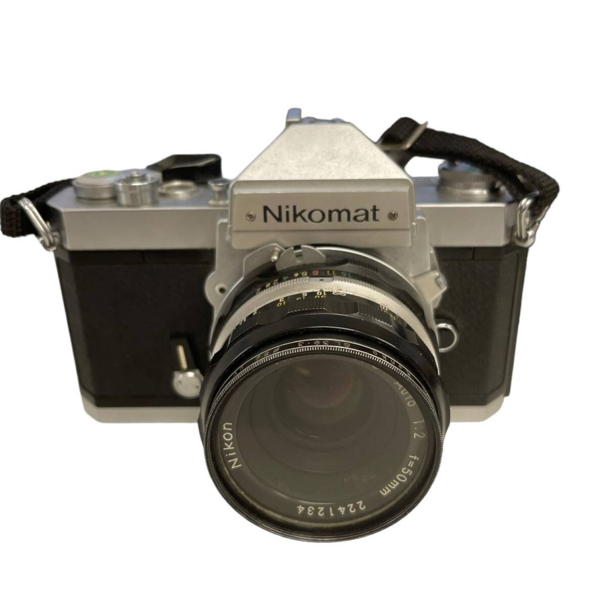 【中古品】NIKOMAT レンズ NIKKOR-H.C Auto 1:2 F=50mm フィルムカメラ 一眼カメラ 箱無し 本体のみ L60851RE_画像1