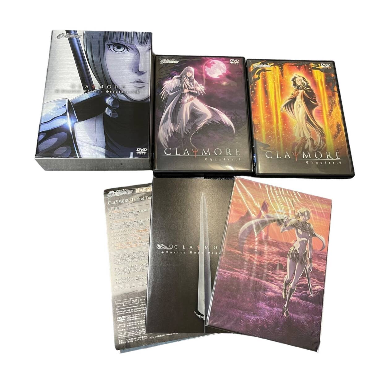 【中古品・動作未確認】 CLAYMORE クレイモア Limited Edition 全5巻セット DVD アニメDVD L56121RZZ_画像6