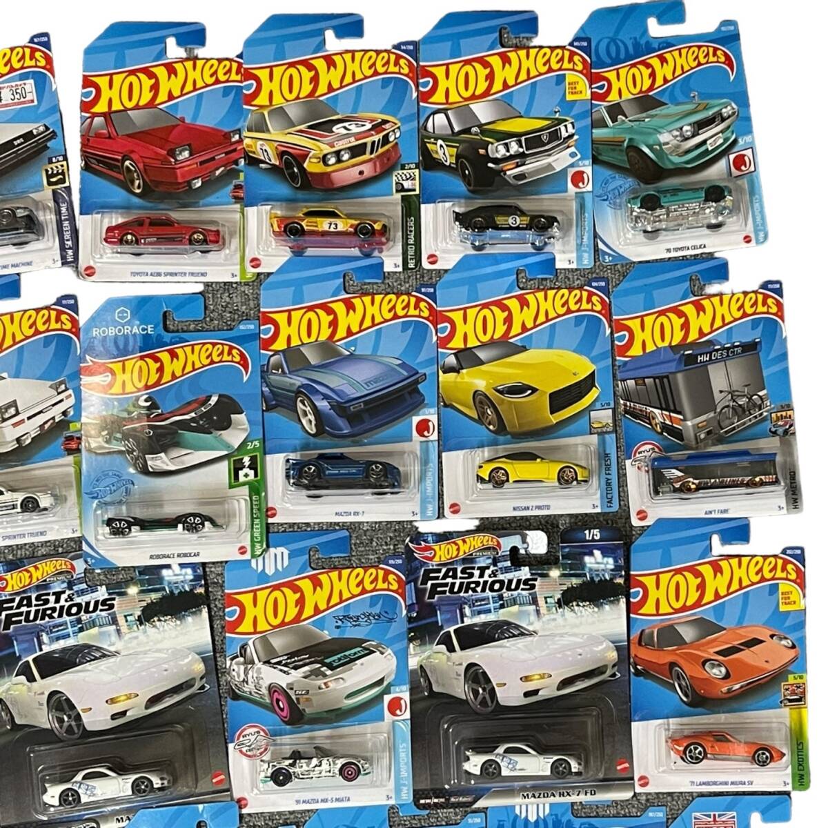 【未使用品】 ホットウィール HotWHEELS 42台セット まとめ トヨタ マツダ ランボルギーニ など A62806RGの画像3