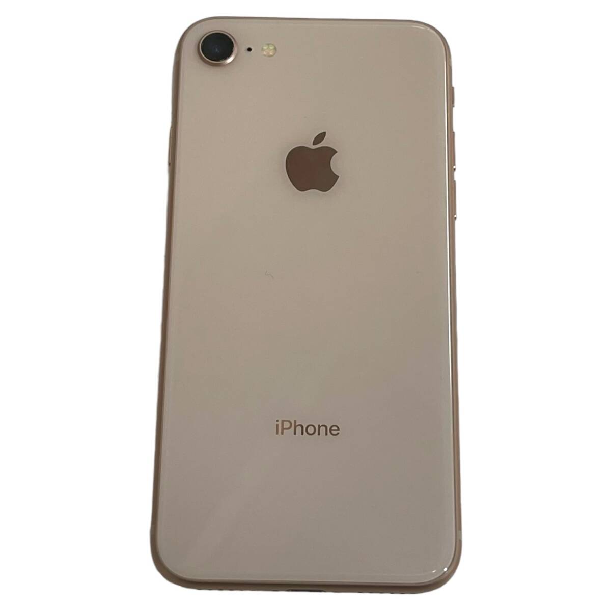 【中古品】初期化済 Apple iPhone8 64GB ゴールド MQ7A2J/A バッテリー:79% SIMロックあり KDDI 判定〇 箱あり L62874RLの画像7