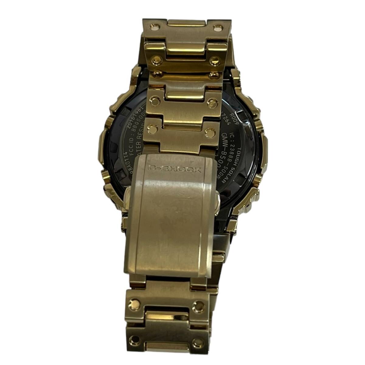 【中古品】 CASIO カシオ G-SHOCK GMW-B5000 3459 ゴールド 電波時計 コマあり メンズ腕時計 箱あり L62957REの画像4