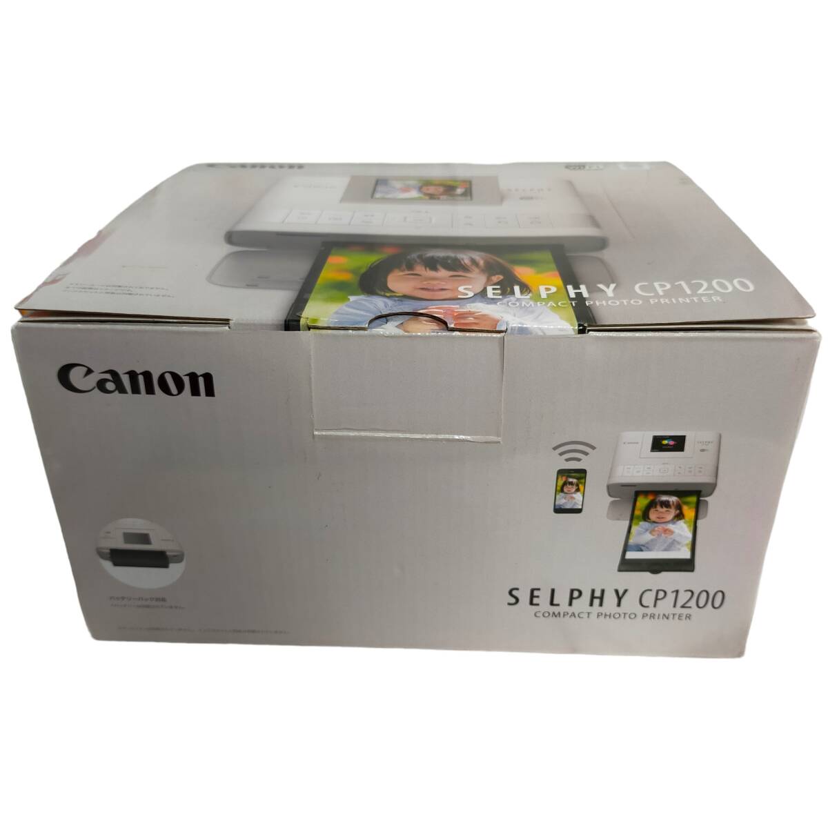◆未使用品◆Canon キャノン SELPHY プリンター CP1200WH コンパクトプリンター ホワイト 用紙バッテリー別売 X62017NKの画像2