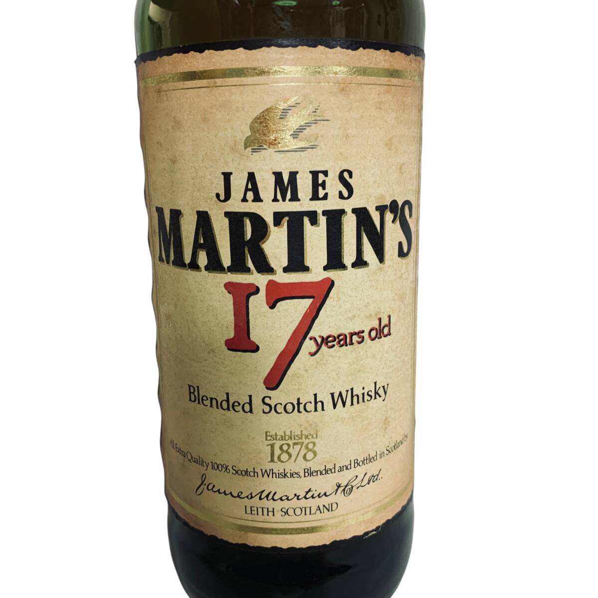 ◆未開栓◆ JAMES MARTIN'S ジェームス マーティン 17年 750ml 43％ スコッチ ウイスキー 筒あり お酒 P63518NL_画像3