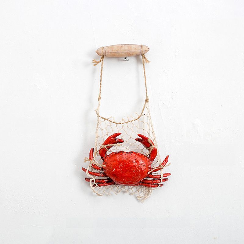  ornament objet d'art si- hood food sample net attaching ( crab )