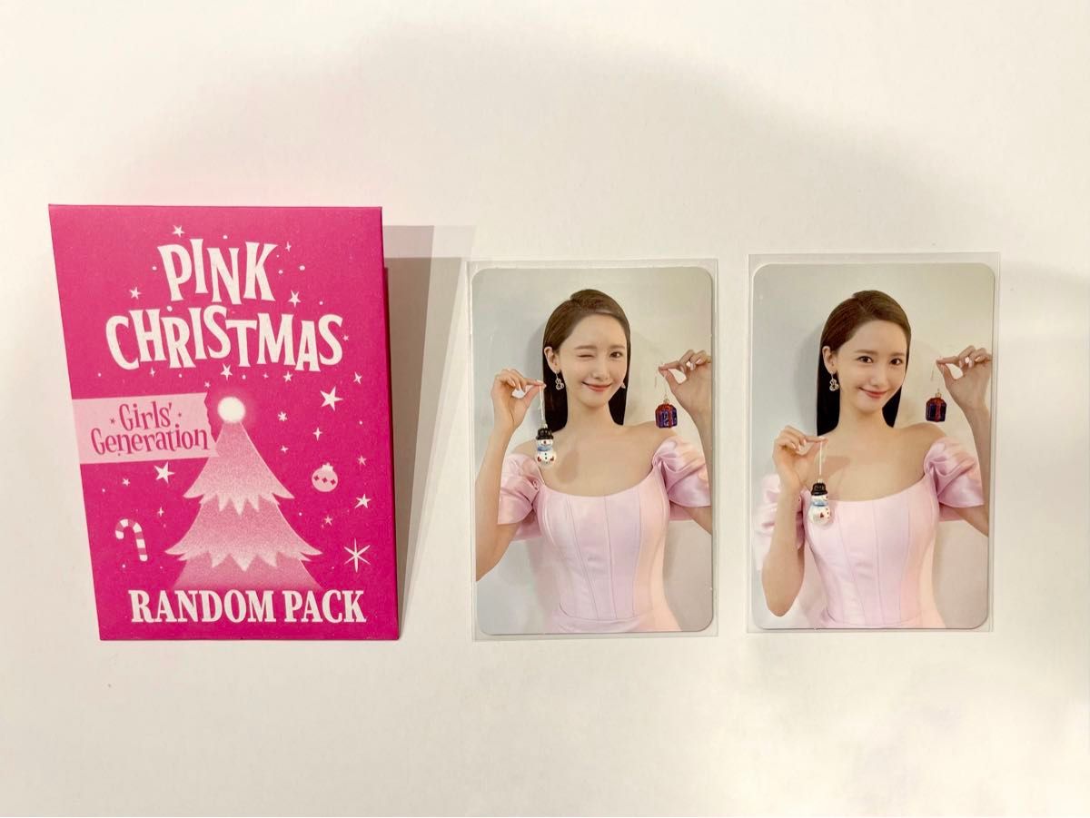 少女時代 Pink Christmas ユナ 2枚 トレカ コンプリート セット