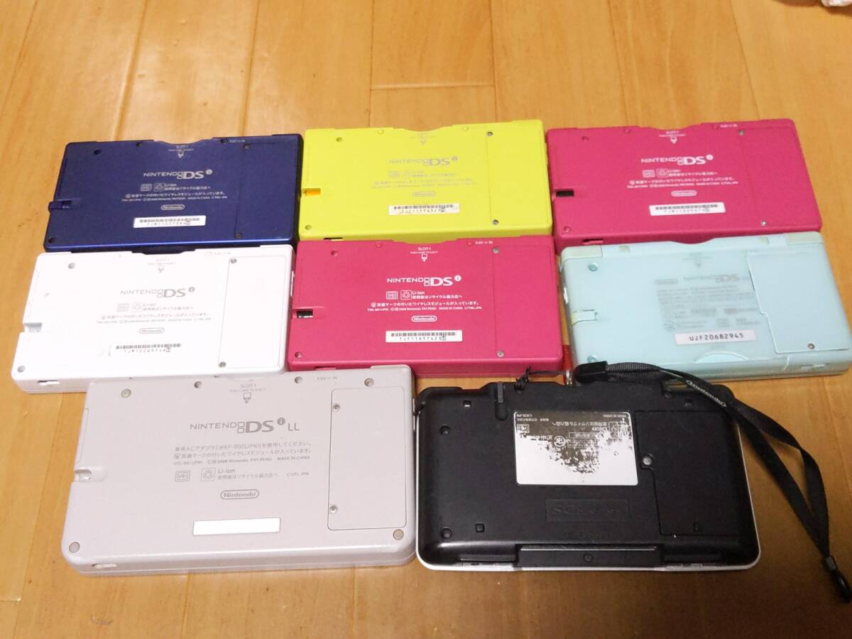 ニンテンドー DS DSlite DSi DSiLL 本体 合計８台セット まとめ売りの画像2